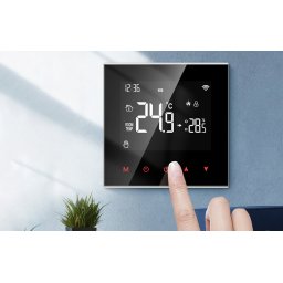 Termostat inteligent de incalzire pentru centrala Avatto WT100 3A WiFi Tuya