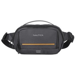 Geantă Waist/Crossbody Bărbați NAUTICA Poliester 2.5L - Negru