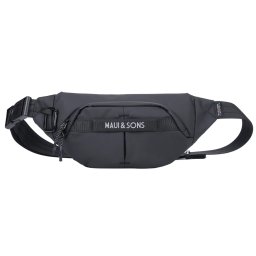 Geantă Waist/Crossbody Bărbați MAUI AND SONS Poliester 0.6L - Negru
