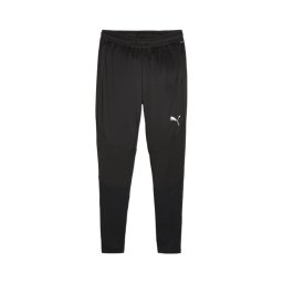 PUMA Pantaloni sport 'teamFINAL' negru / argintiu