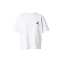 Calvin Klein Jeans Tricou negru / alb