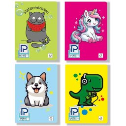 Caiet A5 Premium 24 file cu patratele mari, hartie 80 g/mp, Paperland