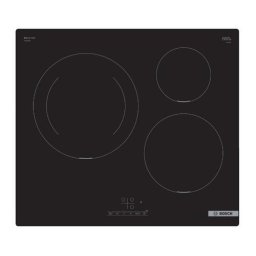 Plita incorporabila cu inductie Serie 4 PUJ611BB5E 60 cm Negru