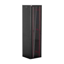 Rack de podea PRO SERIES 47U 19'' 600x600, capacitate 1000 kg, RAL 9005, asamblat ASY-47U-6060PRO