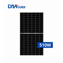 Panou fotovoltaic bifacial DAH Solar 510W Rama neagra - DHN-54Z16 DG(BW)-510W