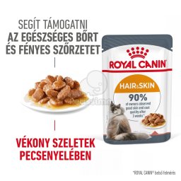Royal Canin Hair & Skin Care - hrană umedă pentru pisici 12 x 85 g