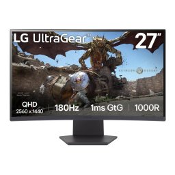 Monitor Curbat LG 27GS60QC-B | 27", VA, WQHD, 180Hz, Negru