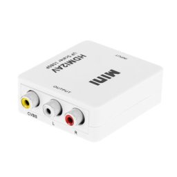Convertor HDMI Cabletech KOM0982 | HDMI Mama la RCA CVBS + Audio