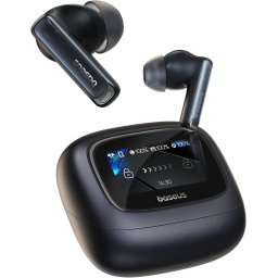 Casti True Wireless Baseus Bowie M2s Ultra A00074101123-00 | ANC, Bluetooth 5.4, Hi-Res Audio, Negru