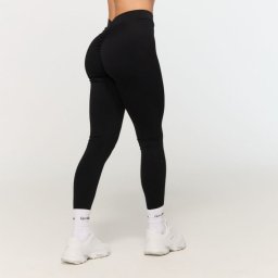 GymBeam Colanți pentru femei Fierce V-back Black L