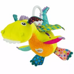 Lamaze: Flip-Flap, jucăria pentru bebeluși dragonul-vibrant - agățabilă