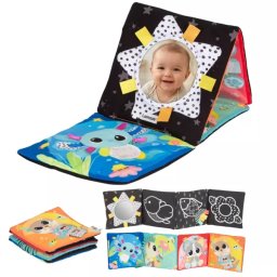 Lamaze: Primii mei prieteni - carte de activități cu două fețe, format mare