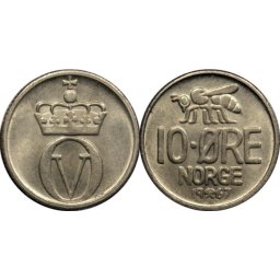 Norvegia 1972 - 10 ore, circulata