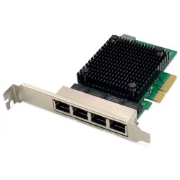 DIGITUS DN-10136 4 port 2.5 Gigabit Ethernet network card RJ45 PCI Express RTL8125B
