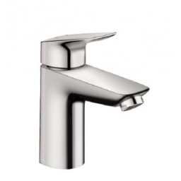 Baterie lavoar Hansgrohe gama Logis 100, crom, cu ventil pop-up