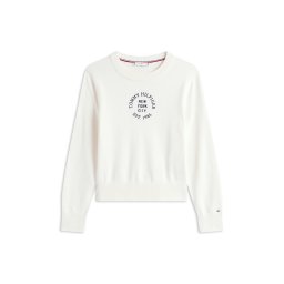 TOMMY HILFIGER Pulover ecru / bleumarin