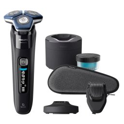 Aparat de Ras Electric Philips Series 7000 S7886/58 Umed si Uscat SkinIQ Autonomie 60 Minute Negru