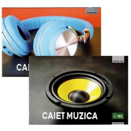 Caiet muzica 24 file, hartie 70g/mp, Paperland