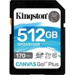 Card memorie Canvas Go! Plus 512 GB SDXC, memory card (black, UHS-I (U3), Class 10, V30)