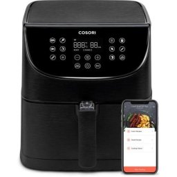 Friteuza CS 158-RXB 1700 W 5.5 Litri 13 Programe Negru