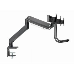 Suport monitor SUPORT de birou Gembird, pt 3 TV/monitor plat, diag. max 27 inch, rotatie, inclinare, pivotare, orizontal, vertical, max 3x6 kg, gas-springs, "MA-DA3-03