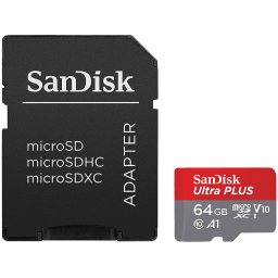 Card memorie Ultra Plus uSD 64GB Card+Adapter
