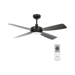 Ventilator LED dimabil Lucci air 213303 SLIPSTREAM 1xGX53/12W/230V negru + telecomandă