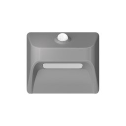 Immax 08309L - Lumină LED reîncărcabilă pentru trepte cu senzor STEP LIGHT 0,3W/3,7V 2200 mAh IP53 gri