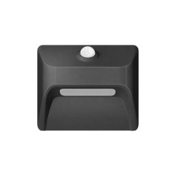 Immax 08307L - Lumină LED pentru trepte cu senzor STEP LIGHT 0,3W/3,7V 2200 mAh IP53 negru