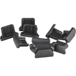 Dop Anti Praf Port Telefon OEM, microUSB, Set 10 bucati, Negru
