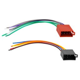 Conector ISO mama cu fire pentru conectare radio auto, montaj rapid