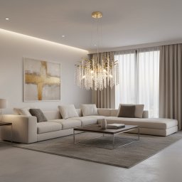 Candelabru din cristal ARBUS Eleganza, auriu, 50 cm, 6xE14