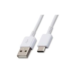 Cablu de date original Samsung EP-DW700CWE USB Type C 1.5 m, alb, Blister