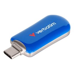 Stick Memorie Verbatim Plectra, USB-C, 3.2 Gen 1, 128 GB, Albastru
