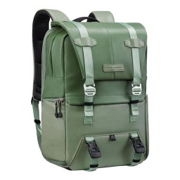 Rucsac foto, K&F Concept Beta V9, impermeabil, compartimente multiple, 30x20x45cm, 20L, Verde deschis
