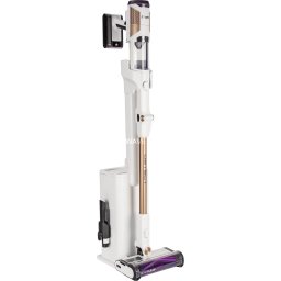 Aspirator Shark Detect Clean & Self-Empty IW3612EU, vertical, 240 W, 0.42 l + 2 l, Alb/Auriu