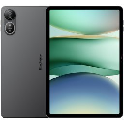 ableta Blackview MEGA 12 SET, Procesor MediaTek Dimensity 7200 Octa-Core, Ecran 2.4K 12.2", 12GB RAM, 256GB Flash, Wi-Fi, Bluetooth, NFC, 50MP, NFC, 5G, Dual SIM, Android + Husa cu tastatura, Mouse, Stylus, Casti, Incarcator, Gri