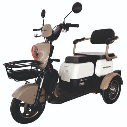 Triciclu electric Samus Kentucky-3R1-10T1000-60V20-Brown-White, 1000W, Viteza Maxima 25 km/h, Acumulator 60(512) V/ 20 Ah, Tip baterie plumb acid, Autonomie 40-60 Km, Alb-Maro