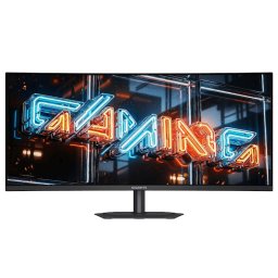 Monitor Gaming Gigabyte MO34WQC36, 34 inch, UWQHD (3440×1440), QD-OLED Curbat, 360Hz, 0.03ms (GTG), G-Sync Compatible, FreeSync Premium Pro, HDR True Black 500, HDMI 2.1, DisplayPort 2.1, USB-C, Negru