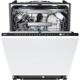 Masina de spalat vase incorporabila Haier XI 6B0M3PDB, 16 seturi, 10 programe, Motor Inverter, WiFi, Deschidere automata usa, Senzor incarcare, Senzor grad murdarie, Clasa B, 60 cm, Alb