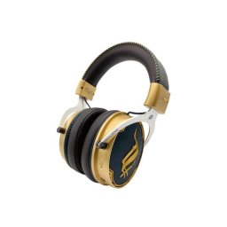 Casti gaming cu microfon Lexip x Hogwarts Legacy, Over-Ear, Negru-Auriu