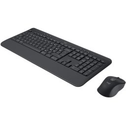 Set tastatura si mouse wireless pentru business Logitech Signature MK650 Combo for Business, Grafit