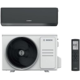 Aparat de aer conditionat Bosch Climate 7000i, 12000 BTU, Wi-Fi, Clasa A+++/A+++, Save Plus, Power Control, Wind Avoid Me, 3D Airflow, i-Clean, Follow me, Negru