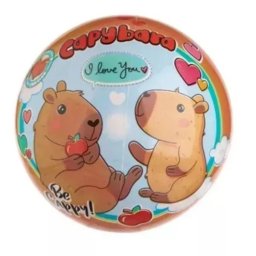 Minge din cauciuc cu model capibara - 23 cm