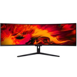 Monitor LED Gaming Curbat ACER ZeroFrame EI491CR S, 49" DFHD, 144Hz, 4ms, Negru