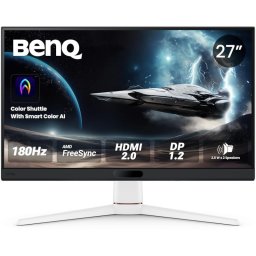 Monitor Gaming BENQ Mobiuz EX271, 27'' Full HD, 180Hz, 1ms, Negru/Alb