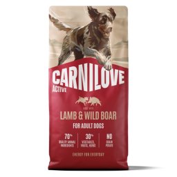 Carnilove Active Dog Adult cu Miel si Mistret, 12 Kg