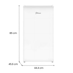 RESIGILAT - Frigider cu o usa STARCREST SF-83WHE, Clasa E, Capacitate 83L, Iluminare interioara, Compartiment gheata, H 85 cm, Alb
