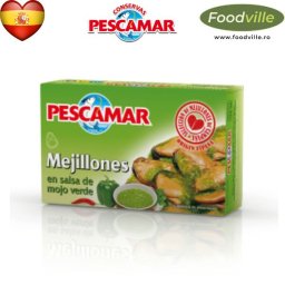 PESCAMAR Midii in sos mojo verde 111 g