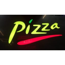 Reclama LED - PIZZA - de exterior / interior, 44 x 24 cm